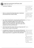 Google Ads Measurement Certification Exam &vert; 2025&sol;2026 Update &vert; Score 100&percnt; Study Guide&NewLine;&NewLine;