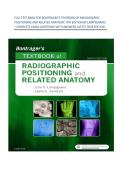 FULL TEST BANK FOR BONTRAGER&rsquo;S TEXTBOOK OF RADIOGRAPHIC POSITIONING AND RELATED ANATOMY&comma; 9TH EDITION BY LAMPIGNANO &vert; COMPLETE EXAM QUESTIONS WITH ANSWERS LATEST 2026 EDITION