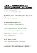 AMMO 45 PRACTICE PACK 2026&NewLine;TESTED QUESTIONS AND ANSWERS