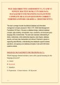 WGU D426 OBJECTIVE ASSESSMENT V1&comma; V2 AND V3 &NewLine;NEWEST 2026 TEST BANK&vert; C175&sol; D426 DATA &NewLine;MANAGEMENT FOUNDATIONS OA EXAM WITH &NewLine;COMPLETE REAL EXAM QUESTIONS CORRECT &NewLine;VERIFIED ANSWERS&sol; ALREADY GRADED A&plus; &lpar;MOST RECENT&excl;&excl;&rpar; 