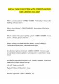 NUR504 EXAM 2 QUESTIONS WITH CORRECT ANSWERS&NewLine;100&percnt; VERIFIED 2026-2027