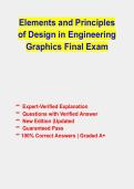 Engineering Graphics Practice Exam Questions & Verified Answers &vert; Elements & Principles of Design &vert; Latest 2026-2027 PDF