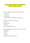 NUR 504 EXAM 3 QUESTIONS AND ANSWERS WITH&NewLine;CORRECT SOLUTIONS 2025-2026