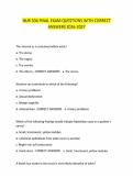 NUR 504 FINAL EXAM QUESTIONS WITH CORRECT&NewLine;ANSWERS 2026-2027