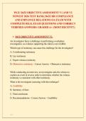 WGU D432 OBJECTIVE ASSESSMENT V1 AND V2 &NewLine;NEWEST 2026 TEST BANK&vert; D432 HR COMPLIANCE &NewLine;AND EMPLOYEE RELATIONS OA EXAM WITH &NewLine;COMPLETE REAL EXAM QUESTIONS AND CORRECT &NewLine;VERIFIED ANSWERS&sol; ALREADY GRADED A&plus; &lpar;MOST RECENT&excl;&excl;&rpar; 