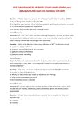 BEST NAVY ADVANCED RECRUITER STUDY COMPILATION Latest&NewLine;Update 2025-2026 Exam 170 Questions with 100&percnt;