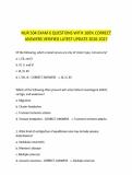NUR 504 EXAM 6 QUESTIONS WITH 100&percnt; CORRECT&NewLine;ANSWERS VERIFIED LATEST UPDATE 2026-2027