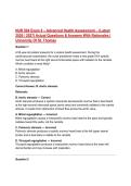 NUR 504 Exam 4 &ndash; Advanced Health Assessment &ndash; &lpar;Latest 2026 &sol; 2027&rpar; Actual Questions & Answers With Rationales &vert; University Of St&period; Thomas