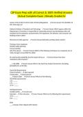 CSP Exam Prep with all Correct & 100&percnt; Verified Answers &vert;Actual Complete Exam &vert;Already Graded A&plus;