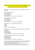 CSP Exam Test with all Correct & 100&percnt; Verified Answers &vert;Actual Complete Exam &vert;Already Graded A&plus;