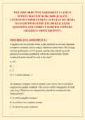 WGU D469 OBJECTIVE ASSESSMENT V1 AND V2 &NewLine;NEWEST 2026 TEST BANK&vert; D469 QUALITY&comma; &NewLine;CONTINUOUS IMPROVEMENT&comma; AND LEAN SIX SIGMA &NewLine;OA EXAM WITH COMPLETE 300 REAL EXAM &NewLine;QUESTIONS AND CORRECT VERIFIED ANSWERS&sol; ALREADY GRADED A&plus; &lpar;MOST RECENT&excl;&excl;&rpar; 