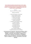 WGU C180 FOUNDATIONS OF PSYCHOLOGY STUDY GUIDE &vert; &NewLine;TESTBANK &vert; PRACTICE QUESTIONS & ANSWERS &vert; ADVANCED &NewLine;REVIEW &vert; EXAM PREPARATION &vert; COMPREHENSIVE PRACTICE &NewLine;EXAM &vert; LATEST UPDATE 2026&sol;2027 
