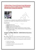 COMSAE Phase 3 Form 114 Practice Exam 200 Questions And Correct Answers &lpar;Verified Answers&rpar; Plus Rationales 2025&vert;2026 Q&A &vert; Instant Download Pdf&comma;&comma;