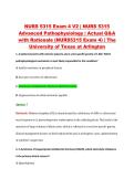NURS 5315 Exam 4 V2 &vert; NURS 5315 &NewLine;Advanced Pathophysiology &vert; Actual Q&A &NewLine;with Rationale &lpar;NURS5315 Exam 4&rpar; &vert; The &NewLine;University of Texas at Arlington