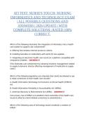 ATI TEST&colon; NURSE'S TOUCH&colon; NURSING INFORMATICS AND TECHNOLOGY EXAM &vert; ALL POSSIBLE QUESTIONS AND ANSWERS &vert; 2026 UPDATE &vert; WITH COMPLETE SOLUTIONS &vert; RATED 100&percnt; CORRECT&period;