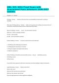 GBL 323- MSU Final Exam with Guaranteed Pass Solutions 2026-2027 Update&period;