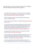 HOSA EMT Exam Questions and Answers Study Guide
