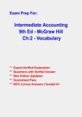 Intermediate Accounting 9th Edition &lpar;McGraw Hill&rpar; Chapter 2 Review of the Accounting Process Vocabulary Questions & Answers &vert; Complete Practice Test &vert; 2026&ndash;2027 PDF