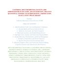 CALIFORNIA ADULT RESIDENTIAL FACILITY &lpar;ARF&rpar; &NewLine;ADMINISTRATOR STUDY GUIDE &vert; ADVANCED REVIEW &vert; PRACTICE &NewLine;QUESTIONS & ANSWERS &vert; EXAM PREPARATION &vert; CERTIFICATION &NewLine;EXAM &vert; LATEST UPDATE 2026&sol;2027 