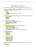 ANP 1106&vert; Midterm 2 &vert; With complete solution&vert; Updated RATED A&plus; &vert; NEW EDITION&vert; University of Ottawa