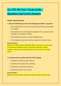 ULL ITEC 462 Test 1 Study Guide &ndash; &NewLine;Questions and Correct Answers