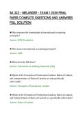 BA 323 &ndash; NIELANDER &ndash; EXAM 1 2026 FINAL&NewLine;PAPER COMPLETE QUESTIONS AND ANSWERS&NewLine;FULL SOLUTION&NewLine;