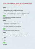 Bio 182 Exam &vert; Verified Exam Questions and Answers &vert; Latest Updated Study Material 2026