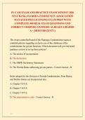 FL CAM EXAM AND PRACTICE EXAM NEWEST 2026 &NewLine;TEST BANK&vert; FLORIDA COMMUNITY ASSOCIATION &NewLine;MANAGER PRE-LICENSING EXAM PREP WITH &NewLine;COMPLETE 400 REAL EXAM QUESTIONS AND &NewLine;CORRECT VERIFIED ANSWERS&sol; ALREADY GRADED &NewLine;A&plus; &lpar;MOST RECENT&excl;&excl;&rpar; 