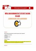 WGU Biochemistry Study Guide Exam &lpar;PDF&rpar; &vert; &lpar;2026&rpar; &vert; Biochemistry Exam Questions &vert; Study Guide