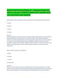 Mental Health Nursing Chapter 22 &ndash; Substance-Related and Addictive Disorders COMPLETE EXAM LATEST VERSION 2026-2027 QUESTIONS AND ANSWERS