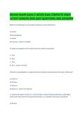 Mental Health Exam 3 -NCLEX-Style COMPLETE EXAM LATEST VERSION 2026-2027 QUESTIONS AND ANSWERS &period;