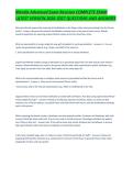 Mendix Advanced Exam Revision COMPLETE EXAM LATEST VERSION 2026-2027 QUESTIONS AND ANSWERS &period;
