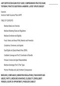 AHIP CERTIFICATION EXAM STUDY GUIDE &vert; COMPREHENSIVE PRACTICE EXAM &vert; &NewLine;TESTBANK &vert; PRACTICE QUESTIONS & ANSWERS &vert; LATEST UPDATE 2026&sol;2027