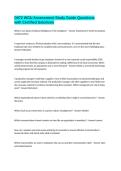 D072 WGU Assessment Study Guide Questions with Certified Solutions