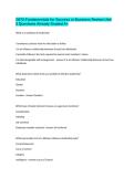 D072-Fundamentals for Success in Business Review Unit 6 Questions Already Graded A&plus;