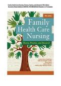 Test Bank For Family Health Care Nursing Theory&comma; Practice&comma; and Research Fifth Edition &vert; 2026 &vert; Coehlo &vert; 9780133488906