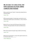 BIBL 104 QUIZ 1 TO 9 2026 ACTUAL TEST&NewLine;PAPER QUESTIONS SOLUTIONS VERIFIED&NewLine;COMPLETE STUDY PACKAGE