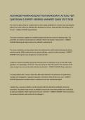 Advanced Pharmacology Test Bank Exam &vert; Practice Questions & Expert-Verified Answers &vert; Updated 2027&sol;2028 Study Guide