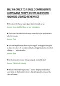 BIBL 104 QUIZ 1 TO 9 2026 COMPREHENSIVE&NewLine;ASSESSMENT SCRIPT SOLVED QUESTIONS&NewLine;ANSWERS UPDATED REVIEW SET&NewLine;