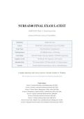 NURS 6540 FINAL EXAM 2026&sol;2027 &vert; Advanced Practice Care of Frail Elders &vert; Week 11 Questions & Rationales &vert; Walden &vert; Pass Guaranteed &ndash; A&plus; Graded&NewLine;&NewLine;
