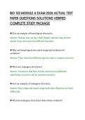 BIO 152 MODULE 6 EXAM 2026 ACTUAL TEST&NewLine;PAPER QUESTIONS SOLUTIONS VERIFIED&NewLine;COMPLETE STUDY PACKAGE&NewLine;