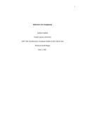 Reference List Assignment