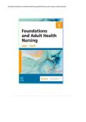 Complete Test Bank Foundations and Adult Health Nursing 9th Edition by Kim Cooper and Kelly Gosnell All Chapters&excl; RATED A&plus; 100&percnt; CORRECT ANSWERS