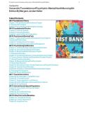 Updated Latest Varcarolis' Foundations of Psychiatric Mental Health Nursing 9th Edition by Margaret Jordan Halter Test Bank Psychiatric Mental Health Nursing Comprehensive Chapter by Chapter Exam Questions with Verified Answers for Nursing Students