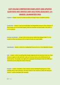 CLEP COLLEGE COMPOSITION EXAM LATEST 2026 UPDATED &NewLine;QUESTIONS AND VERIFIED 100&percnt; SOLUTIONS &lpar;2026&sol;2027&rpar; &vert;A&plus; &NewLine;GRADED &vert;GUARANTEED PASS 