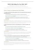 PHTLS 10TH PRE-TEST 2026&sol;2027 &vert; Updated Questions & Verified Answers &vert; 100&percnt; Pass Guarantee &ndash; A&plus; Graded&NewLine;&NewLine;