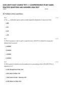 GCSS-ARMY MAST COURSE TEST 1 &vert; COMPREHENSIVE STUDY GUIDE&comma; PRACTICE QUESTIONS AND ANSWERS 2026&sol;2027