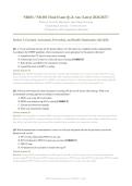 NR 601 FINAL EXAM 2026&sol;2027 &vert; Primary Care Maturing & Aged Family Practicum &vert; Verified Q&A with Rationales &vert; Chamberlain &vert; Pass Guaranteed &ndash; A&plus; Graded&NewLine;&NewLine;