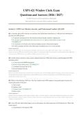 USPS 421 WINDOW CLERK ACTUAL EXAM 2026&sol;2027 &vert; Complete Q&A with Verified Answers &vert; SSA Academy Prep &vert; Pass Guaranteed &ndash; A&plus; Graded&NewLine;&NewLine;