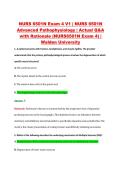 NURS 6501N Exam 4 V1 &vert; NURS 6501N &NewLine;Advanced Pathophysiology &vert; Actual Q&A &NewLine;with Rationale &lpar;NURS6501N Exam 4&rpar; &vert; &NewLine;Walden University 